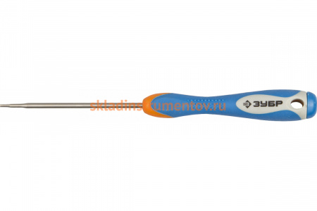 Отвертка Зубр Эксперт для точных работ Сr-V HEX 1.3x75 мм 25655-1.3