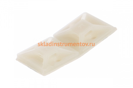 Самоклеющаяся площадка Haupa естественная до 3.6 мм 19x19 мм клейкая основа 3M 100 шт. 262160