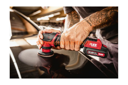 Умная аккумуляторная полировальная машина FLEX PXE 80 10.8-EC/2.5 Set 418102