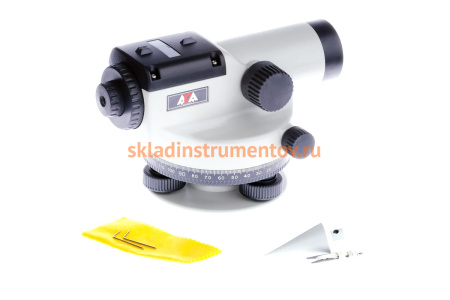 Оптический нивелир ADA Basis с поверкой + рейка STAFF 3 + штатив Light S А00197_К