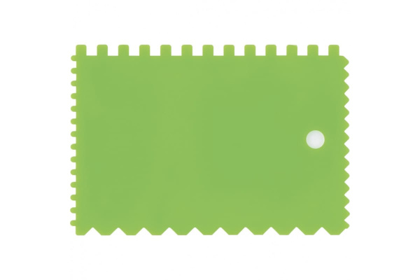 Пластмассовый шпатель для клея СИБРТЕХ 90х130 мм зубчатый 86017