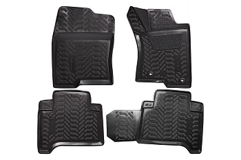 Ковры в салон Airline 3D с подпятником для Prado 02-RHD 4 шт. ACM-PS-77