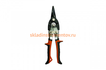 Ножницы по металлу (CrMo, прямые, 2-хкомпонентная ручка) 250мм Biber 85015 тов-159288