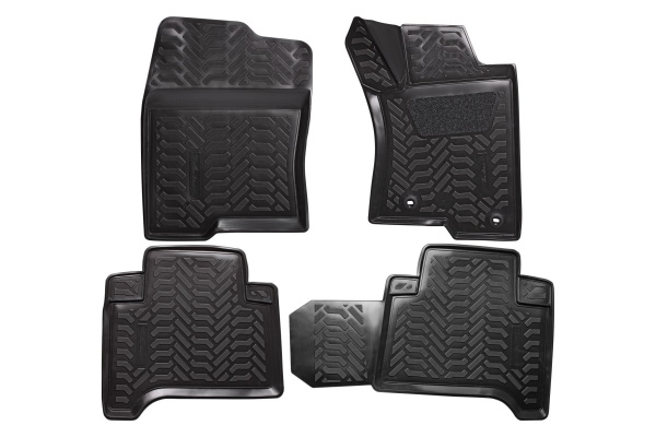 Ковры в салон Airline 3D с подпятником для Prado 02-RHD 4 шт. ACM-PS-77