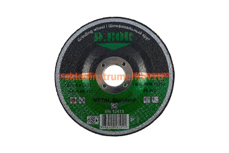 Диск шлифовальный по металлу METAL Standard (230х22.23х6 мм) D.BOR D4-F27-GS-230-60-22