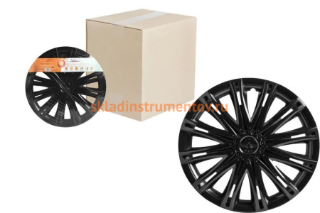 Колесные колпаки Airline 14 Скай черный глянец AWCC-14-13