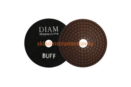 Круг алмазный гибкий шлифовальный АГШК (100х2.5 мм; BUFF; мокрая) Diam 000573