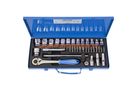 Ложемент для набора торцевых головок P4035MR01, PVC KING TONY 84453512B