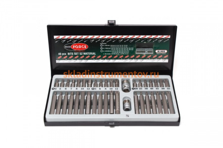 Набор вставок TORX с держателями (40 шт; 10 мм) ROCKFORCE RF-4401