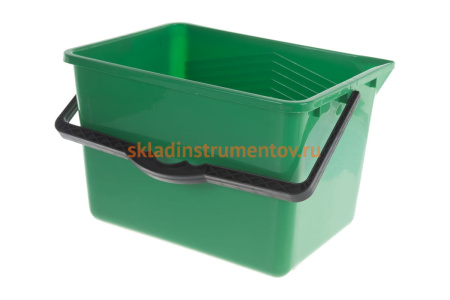 Малярное пластмассовое прямоугольное ведро 14л СИБРТЕХ 81405