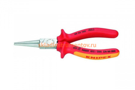 Диэлектрические круглогубцы KNIPEX KN-3036160SB