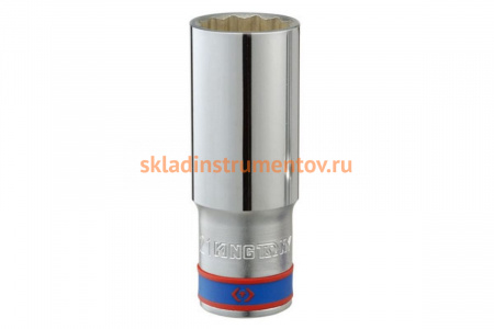 Головка торцевая глубокая двенадцатигранная 3/4", 39 мм KING TONY 623039M