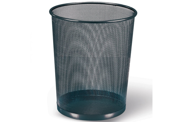 Металлическая корзина для бумаг BRAUBERG Germanium большая, 20 литров, черная 231956 Металлическая корзина для бумаг BRAUBERG Germanium большая, 20 литров, черная 231956