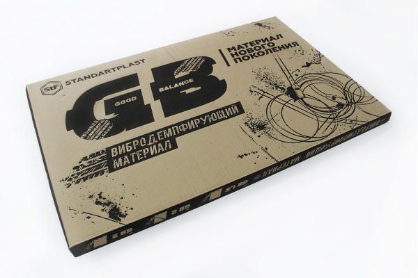 Материал вибродемпфирующий GB3 8 листов STP 53423
