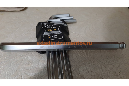 Набор шестигранных ключей с шаром КВТ КШ-9 78368