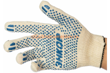 Перчатки х/б с ПВХ повышенной прочности Энкор 56103