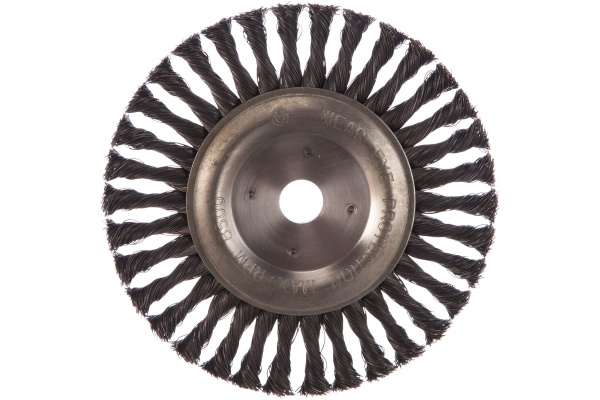 Щетка дисковая Мастер (200х22.2 мм; жгут; стальная проволока 0.5 мм) для УШМ Профоснастка 20108007