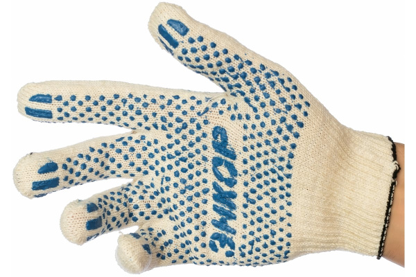 Перчатки х/б с ПВХ повышенной прочности Энкор 56103