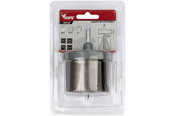 Пила круговая для дрели 26-32-38-45-50-56-63 мм глубина 50 мм 7 шт. КУРС 36724