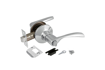 Ручка защелка AJAX 6010 CP-B фик. хром 39507