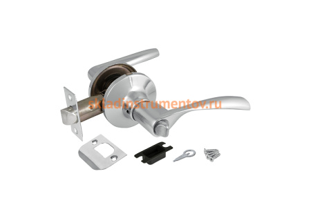 Ручка защелка AJAX 6010 CP-B фик. хром 39507