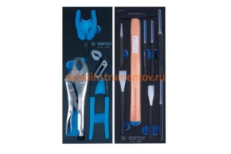 Набор инструментов в красной тележке KING TONY 235 предметов 934-235MMR