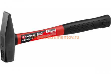 Молоток MIRAX 600 г, с фиберглассовой рукояткой 20031-06