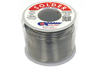 Припой (1.6 мм, 0.25 кг, Sn63/Pb37, СF60 флюс RA) ASAHI 00-00004404 Припой (1.6 мм, 0.25 кг, Sn63/Pb37, СF60 флюс RA) ASAHI 00-00004404
