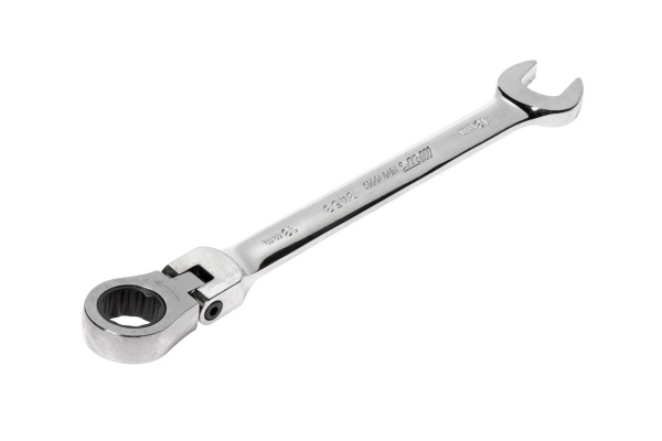 Комбинированный трещоточный ключ с подвижной головкой JTC 13 мм 1/12/120-3453