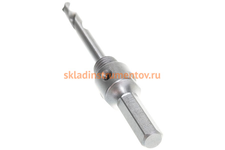 Державка ПРОФИ (HEX12.5; М16; сверло Р6М5 8х100 мм) для коронок универсальных Зубр 29516