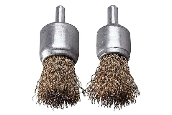 Набор щеток ПРОФЕССИОНАЛ 2 шт. для дрели (17/24 мм; латунированная проволока 0,3 мм) Зубр 3532-H2_z02