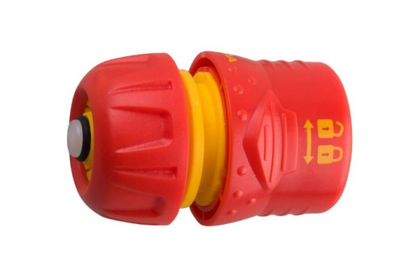 Соединитель пластмассовый 3/4" c автостопом и запирающим механизмом Grinda 8-426332