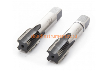 Метчик, трубная резьба G1/2 дюйма комплект из 2-х шт Bucovice Tools 112120