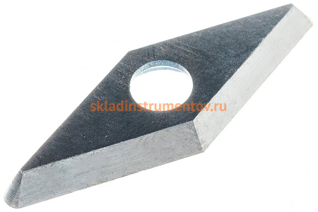 Резец сменный твердосплавный ЭКСПЕРТ тип Ромб (27х10 мм; 2 рабочие грани) для набора 18371-H3 Зубр 18372