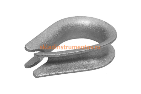 Коуш DIN 6899 оцинкованный 2 шт. (2 мм; ТФ6) Зубр 4-304496-02 Коуш DIN 6899 оцинкованный 2 шт. (2 мм; ТФ6) Зубр 4-304496-02