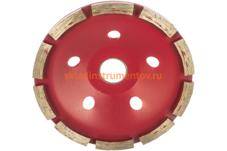 Диск алмазный шлифовальный (125х22.2 мм; сегментный; одинарный ряд) КУРС 39514