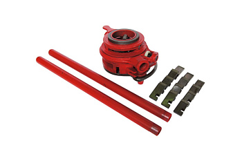 Клупп для нарезания резьбы 1/2"-3/4", 1"-11/4", 11/2"-2" + три комплекта резцов SANTOOL 032116-001