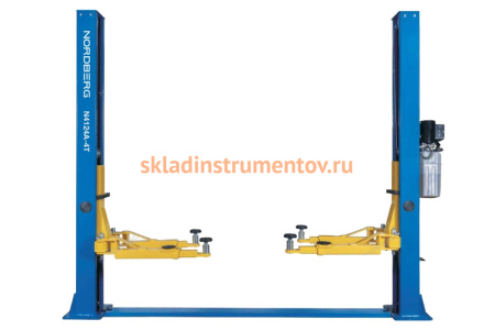 Электрогидравлический 2х стоечный подъемник NORDBERG N4124-4T_220V