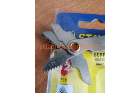 Шаблон STAYER Profi для определения шага метрической резьбы 0,5-1,75 мм 28041