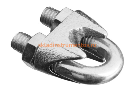 Зажим троса STAYER DIN 741, 16 мм, 10 штук, оцинкованный 30535-16 Зажим троса STAYER DIN 741, 16 мм, 10 штук, оцинкованный 30535-16