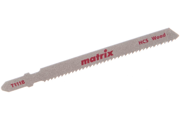 Полотно по дереву T111B (3 шт; 100х75 мм; шаг 2 мм; HCS) для электролобзика MATRIX 78225