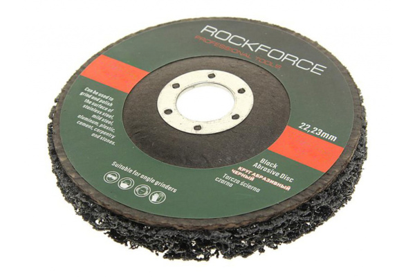 Диск абразивный обдирочный на фибровой основе 115х22 мм, в блистере ROCKFORCE RF-BD115D