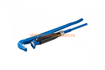 Трубный рычажный ключ ЗУБР ПРОФЕССИОНАЛ, прямые губки, цельнокованый, Сr-V, № 2, 1,5" 27335-2_z01