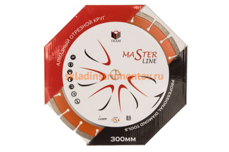 Круг отрезной универсальный Master Line (300х2.8х10х32/25.4 мм) Diam 000530