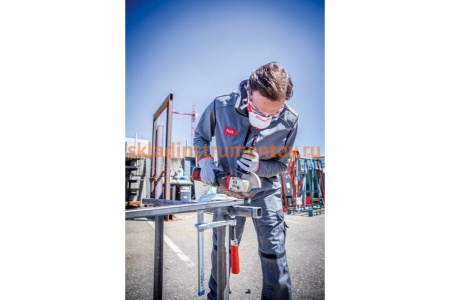 Аккумуляторная угловая шлифовальная машина FLEX LBE 125 18.0-EC/5.0 Set 499323