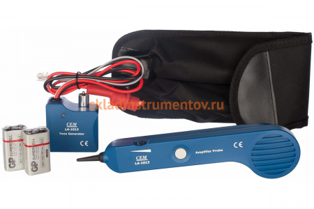 Комплект для поиска скрытой проводки без напряжения СЕМ LA-1013 481202