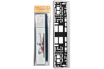 Рамка под номерной знак Airline Хром AFC-07