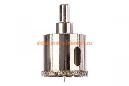 Коронка алмазная с центрирующим сверлом по керамограниту и керамике 45 мм HAGWERT 576245