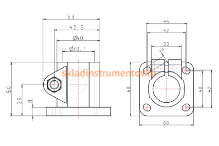 Зажим опор KIPP K0477.530