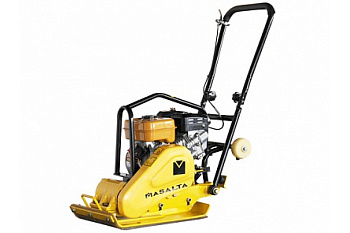 Виброплита (Honda GX 160, 5.5 л/с, 62 кг, бак, колеса, рама, коврик) Masalta MSR60-4 ВИБ051